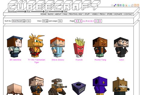 5 Papercraft Websites for Geeks and Hobbyists.